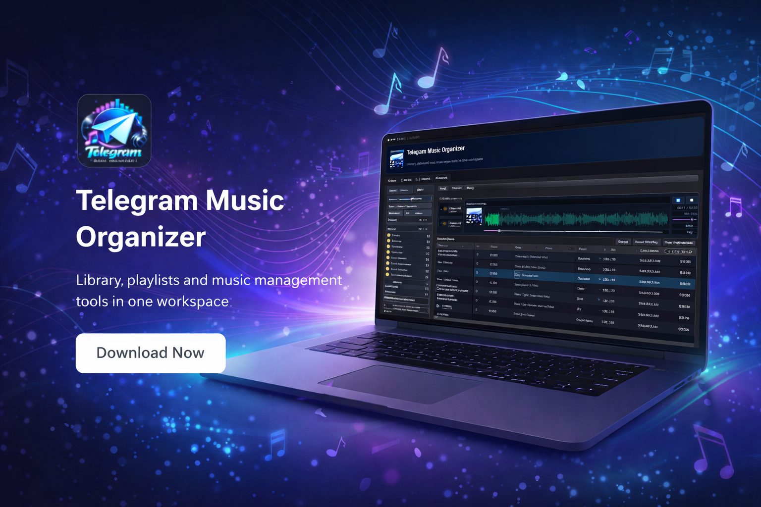 Hero Telegram Music Organizer